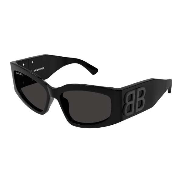 Lunettes de soleil Balenciaga - Shiny Solid Black - BB0321S001 Lunettes de soleil Balenciaga - Shiny Solid Black - BB0321S001