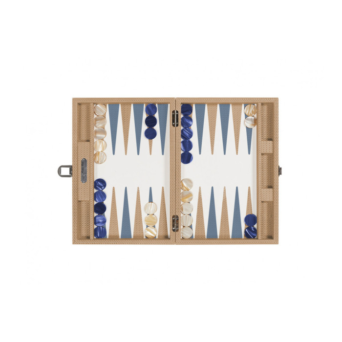 Coffret Backgammon - Carla Chaîne Nougat - medium