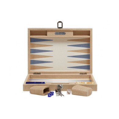 Coffret Backgammon - Carla Chaîne Nougat - medium