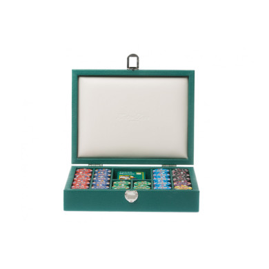 Coffret poker 240 jetons Buffle Avocado