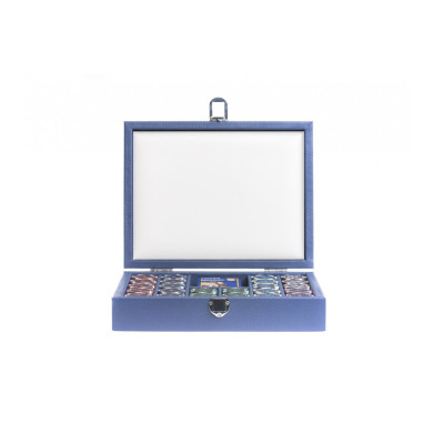 Coffret poker 240 jetons Buffle Bleu de France Coffret poker 240 jetons Buffle Bleu de France