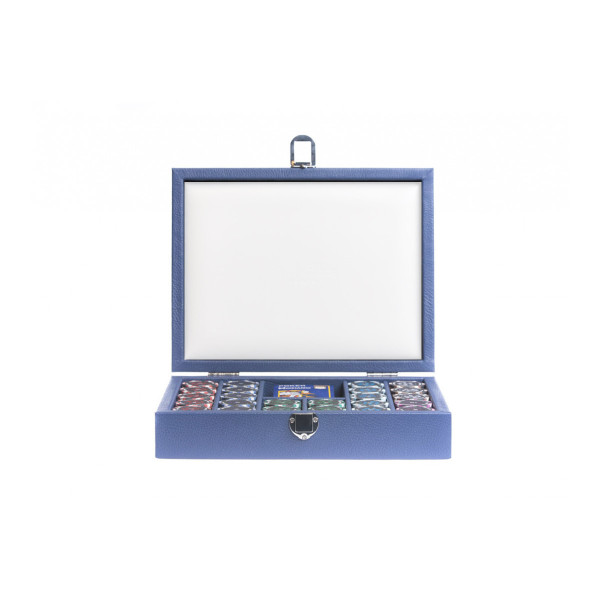 Coffret poker 240 jetons Buffle Bleu de France Coffret poker 240 jetons Buffle Bleu de France