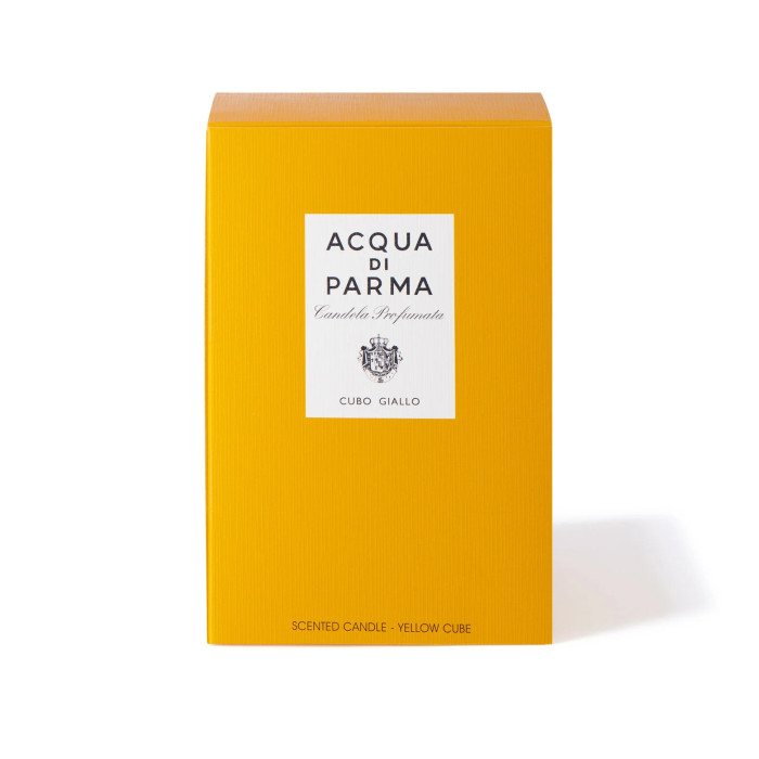 Bougie Colonia cube jaune Bougie Colonia cube jaune