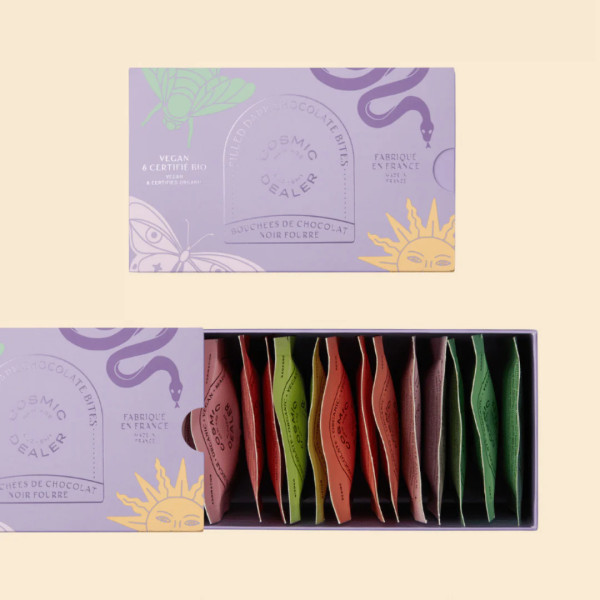 Coffret Bonnes Vibes - 14 Carrés Chocolatés Coffret Bonnes Vibes - 14 Carrés Chocolatés