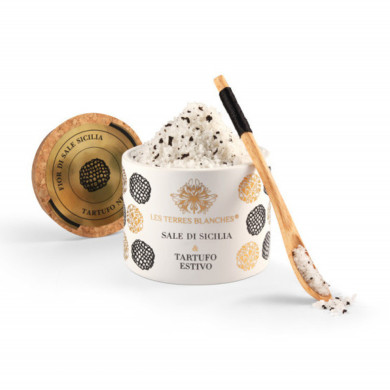 Sel de Sicile et truffe d'été 60g - Les Terres Blanches Sel de Sicile et truffe d'été 60g - Les Terres Blanches