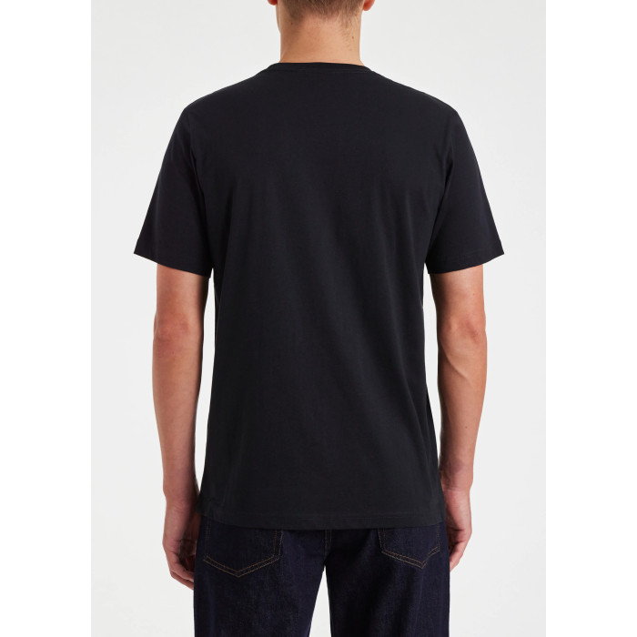 Tee-shirt Bleu Marine Foncé à Rayures Logo PS - Paul Smith