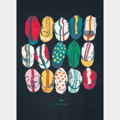 Tee-shirt Bleu Marine 'Cycling Caps' - Paul Smith Tee-shirt Bleu Marine 'Cycling Caps' - Paul Smith