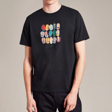 Tee-shirt Bleu Marine 'Cycling Caps' - Paul Smith Tee-shirt Bleu Marine 'Cycling Caps' - Paul Smith