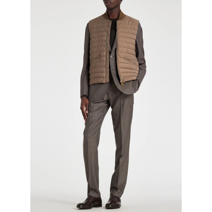 Doudoune Fine Sans Manches Marron Roux - Paul Smith