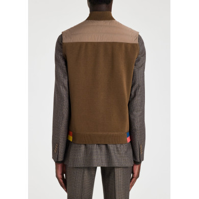 Doudoune Fine Sans Manches Marron Roux - Paul Smith Doudoune Fine Sans Manches Marron Roux - Paul Smith