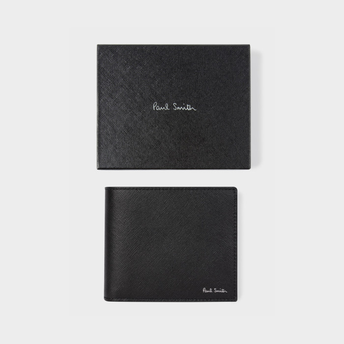 Black Interior Wallet and Purse "Signature Stripe Balloon" - Paul Smith