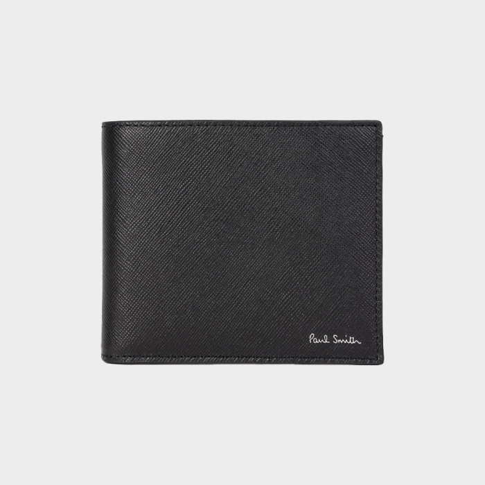 Black Interior Wallet and Purse "Signature Stripe Balloon" - Paul Smith