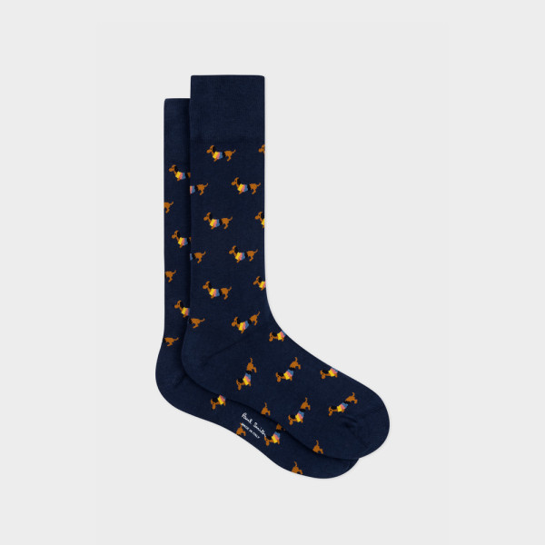 Chaussettes Cody Dog bleu marine - Paul Smith