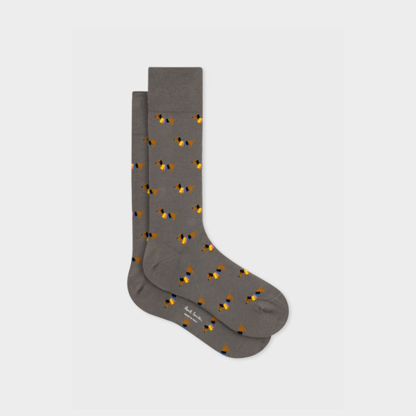 Chaussettes Cody Dog gris - Paul Smith