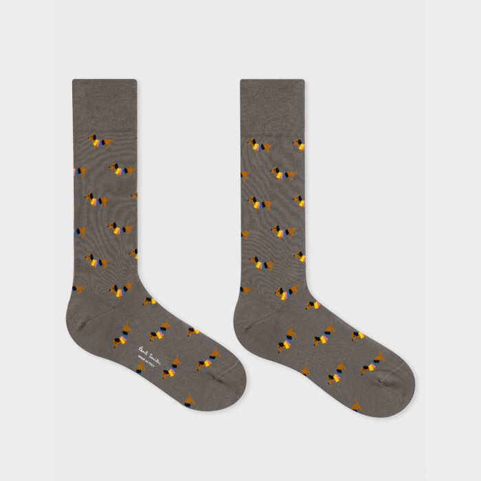 Cody Dog gray socks - Paul Smith