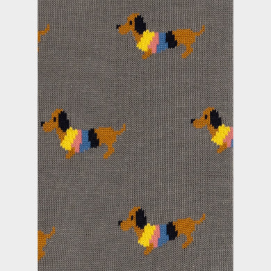 Chaussettes Cody Dog gris - Paul Smith