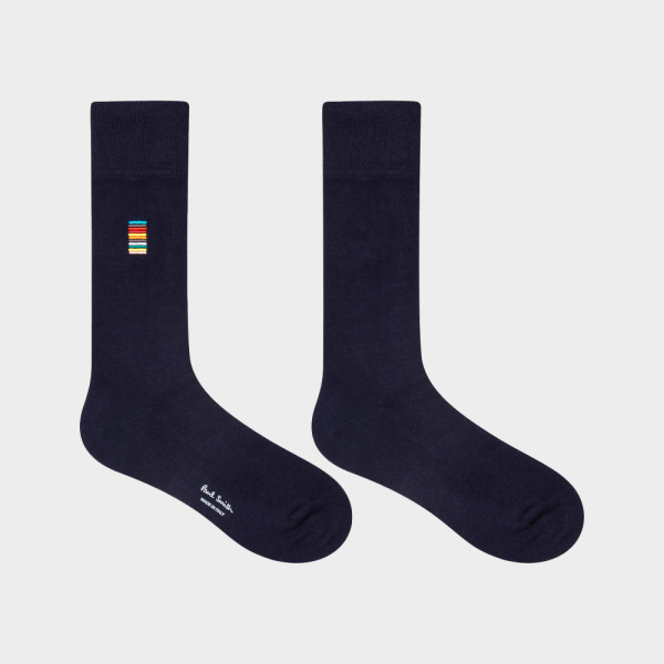 Chaussettes Bleu Marine "Alfie" "Signature Stripe" - Paul Smith