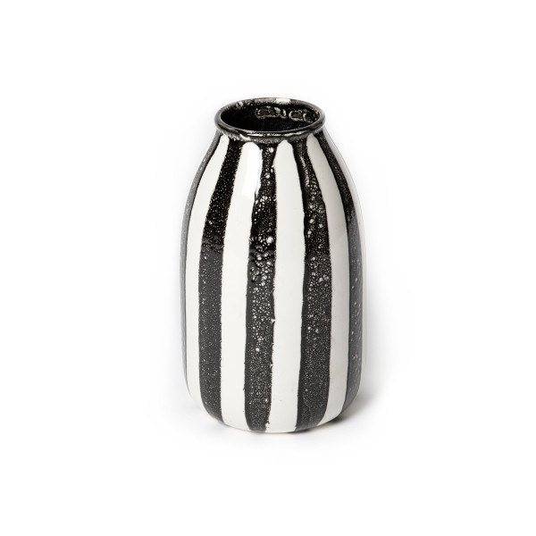 Black Riviera Decorative Vase H24cm - Sarah Lavoine Black Riviera Decorative Vase H24cm - Sarah Lavoine