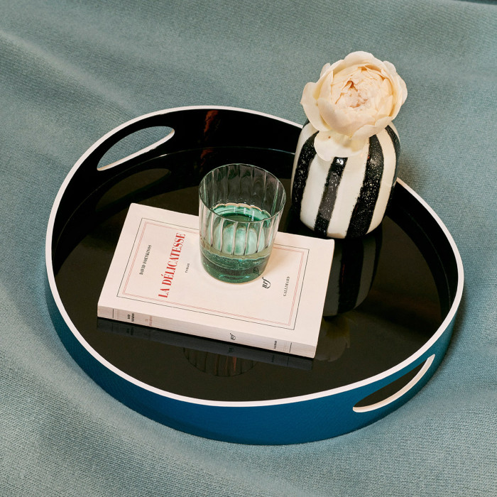 Black Riviera Decorative Vase - H24cm - Sarah Lavoine