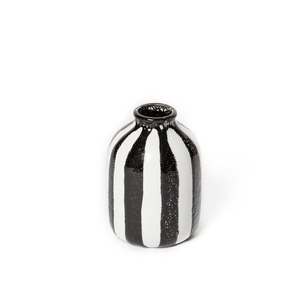 Black Riviera Decorative Vase - H24cm - Sarah Lavoine Black Riviera Decorative Vase - H24cm - Sarah Lavoine
