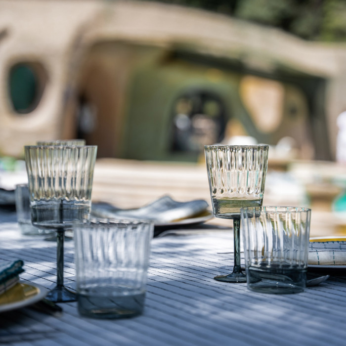 Verre à vin éclat charbon - Sarah Lavoine