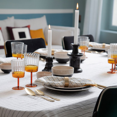 Amber sparkle wine glass - Sarah Lavoine