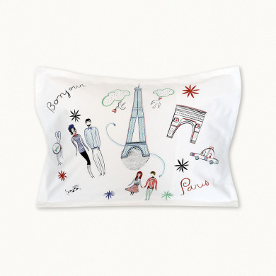 Pillowcases Paris day night 50x70 - Fragonard