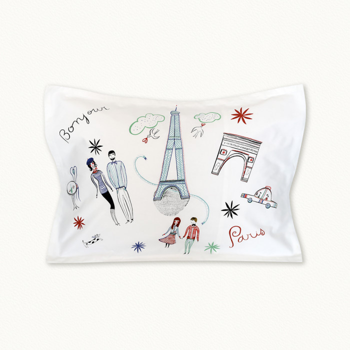 Pillowcases Paris day night 50x70 - Fragonard