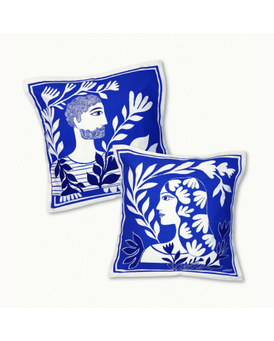 2 toi & moi pillowcases 65 x 65 cm