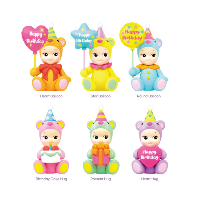 Série Birthday Bear (1 pièce) - Sonny Angel