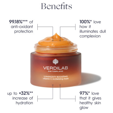 BOOSTER DE LUMINOSITÉ masque revitalisant à la vitamine C - 50 ml