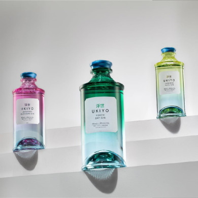 Ukiyo Japanese Blossom Gin - 70cl Ukiyo Japanese Blossom Gin - 70cl