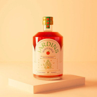 Jardins Suspendus - Orange amère & Romarin - 70cl - sans alcool