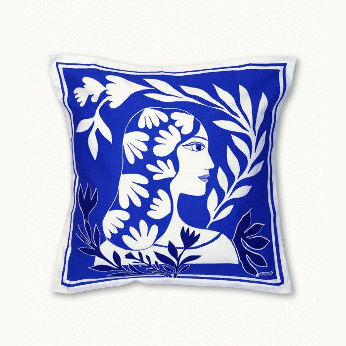 2 taies d'oreiller elle elle - 65 x 65 cm