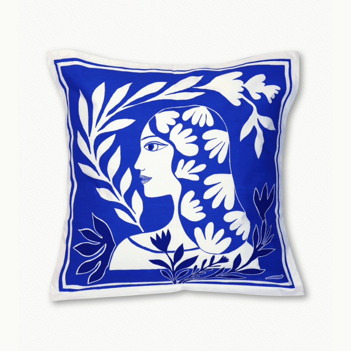 2 taies d'oreiller elle elle - 65 x 65 cm