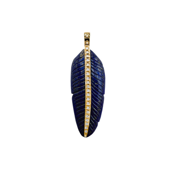 Lapis feather pendant Lapis feather pendant