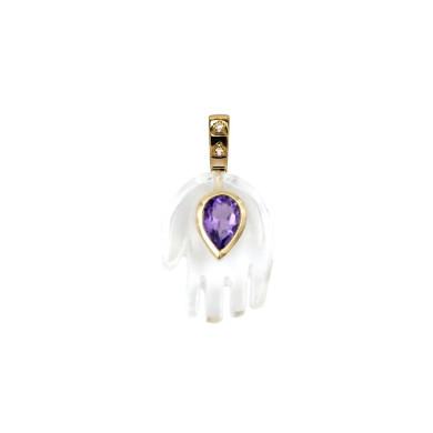Crystal Quartz Hand Pendant Crystal Quartz Hand Pendant