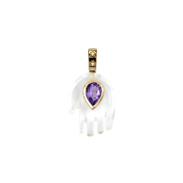 Crystal Quartz Hand Pendant Crystal Quartz Hand Pendant