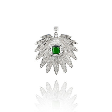 Adora Silver 925 and Diopside Pendant Adora Silver 925 and Diopside Pendant