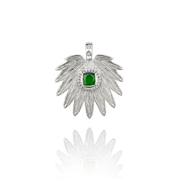 Adora Silver 925 and Diopside Pendant Adora Silver 925 and Diopside Pendant