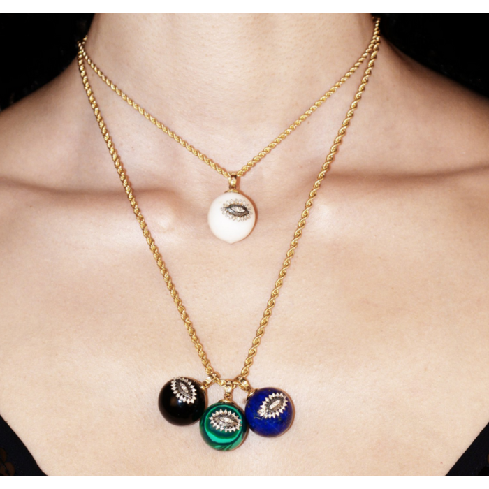 Eye on me Malachite pendant