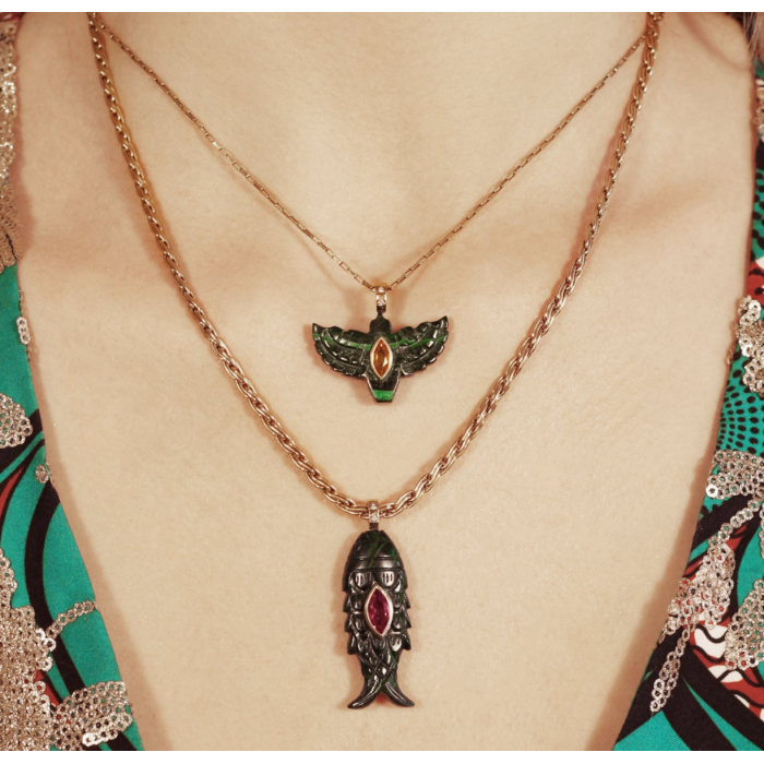 Chaine maille rectangulaire