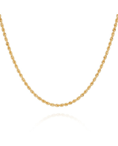 Hollow rope mesh chain