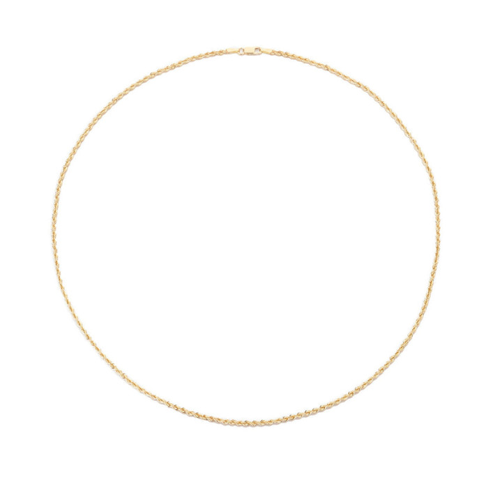 Hollow rope mesh chain