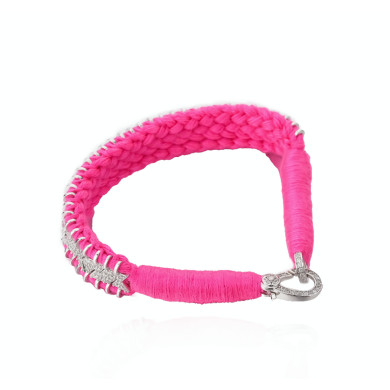 Bracelet Janeiro rose fluo