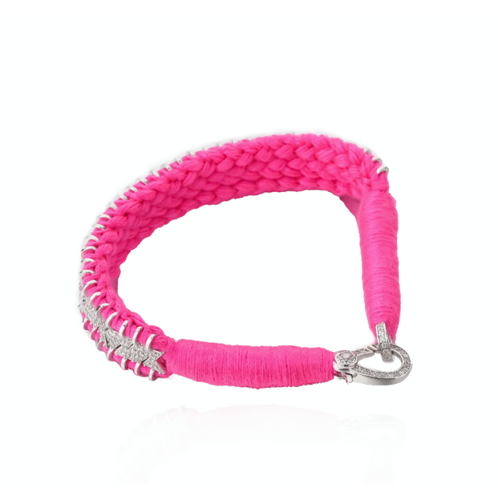 Bracelet Janeiro rose fluo