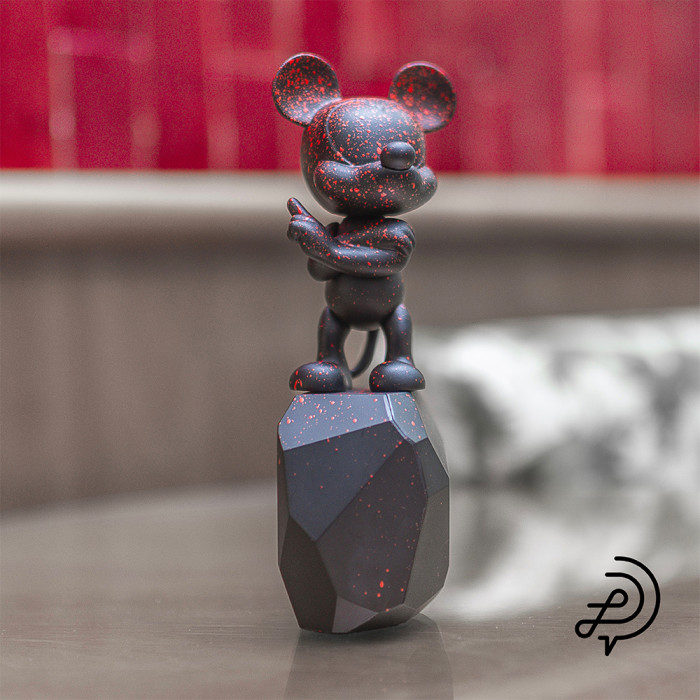 Mickey Rock Spread par Arik Levy Black & Red - 18 cm Mickey Rock Spread par Arik Levy Black & Red - 18 cm