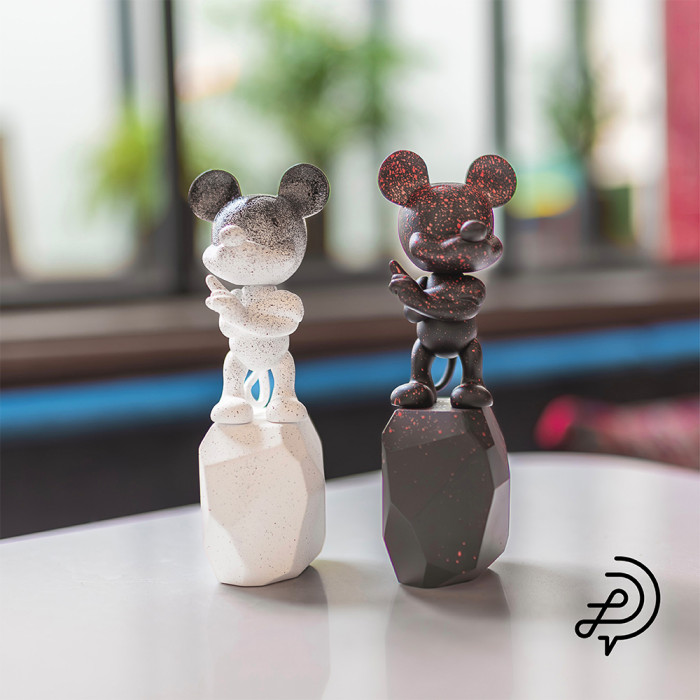 Mickey Rock Spread par Arik Levy Blanc & Noir - 18 cm Mickey Rock Spread par Arik Levy Blanc & Noir - 18 cm