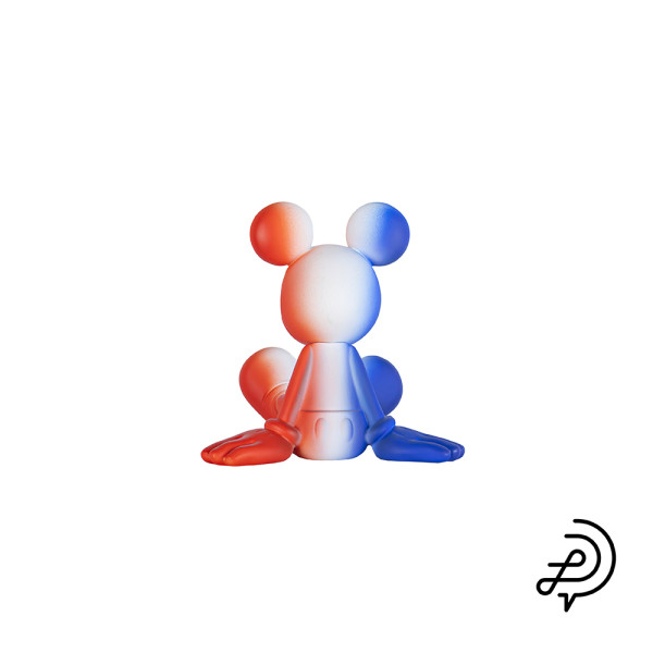 Sitting Mickey par Marcel Wanders dégradé tricolore - 12 cm Sitting Mickey par Marcel Wanders dégradé tricolore - 12 cm