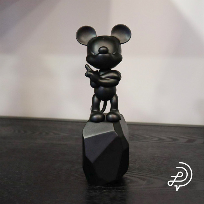 Mickey Rock par Arik Levy - 18 cm - noir